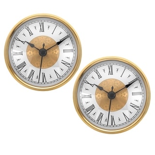 Quartz Clock Inserts, Round Quartz Movement Miniature Clocks for ...