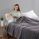 preview thumbnail 38 of 97, Empyrean Cut Plush Fleece Throw Blanket - Lightweight Super Soft Fuzzy Luxury Bed Blanket for Bed