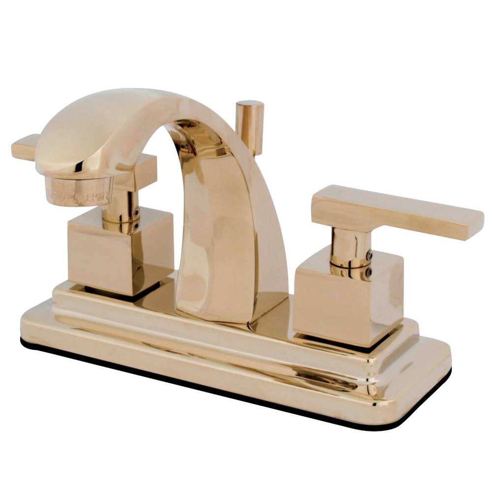 Kingston Brass Executive Centerset Bathroom Faucet with Brass Pop-Up