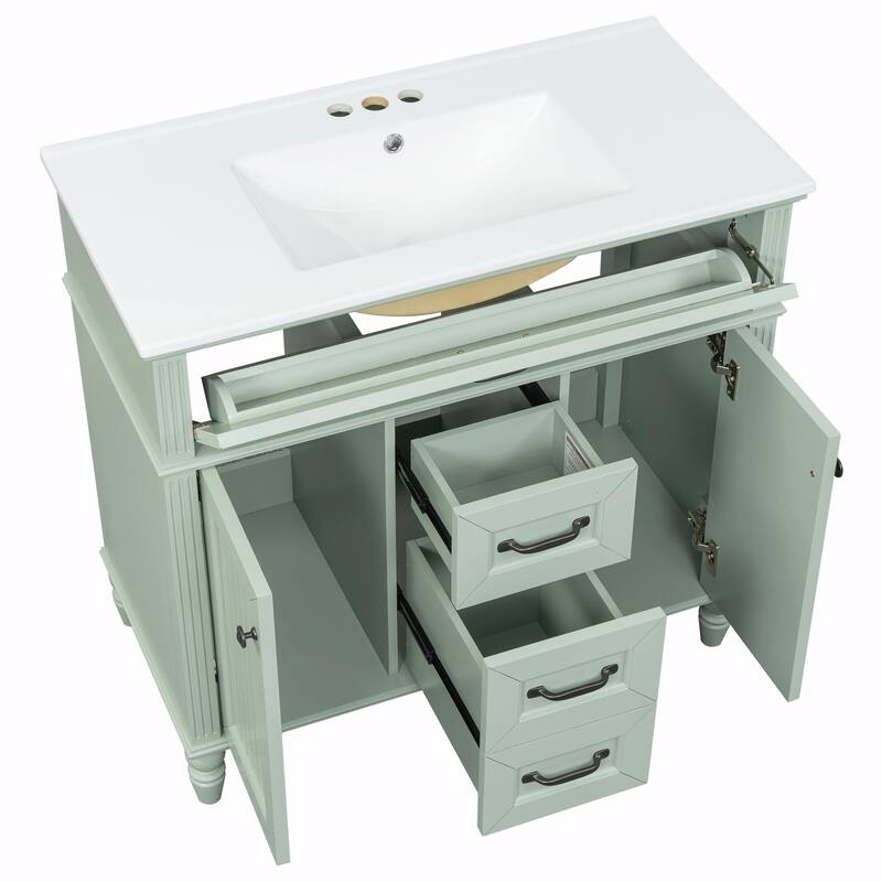 36" Bathroom Vanity with Sink Combo