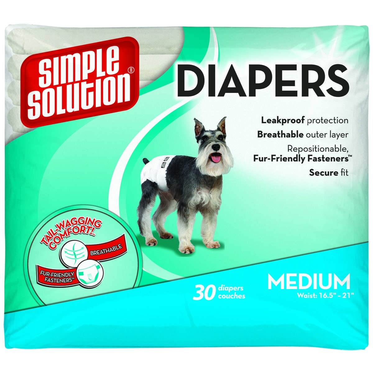 medium dog diapers