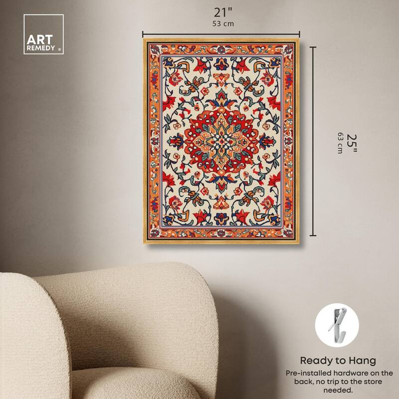Morrocan Garden II Canvas by Art Remedy