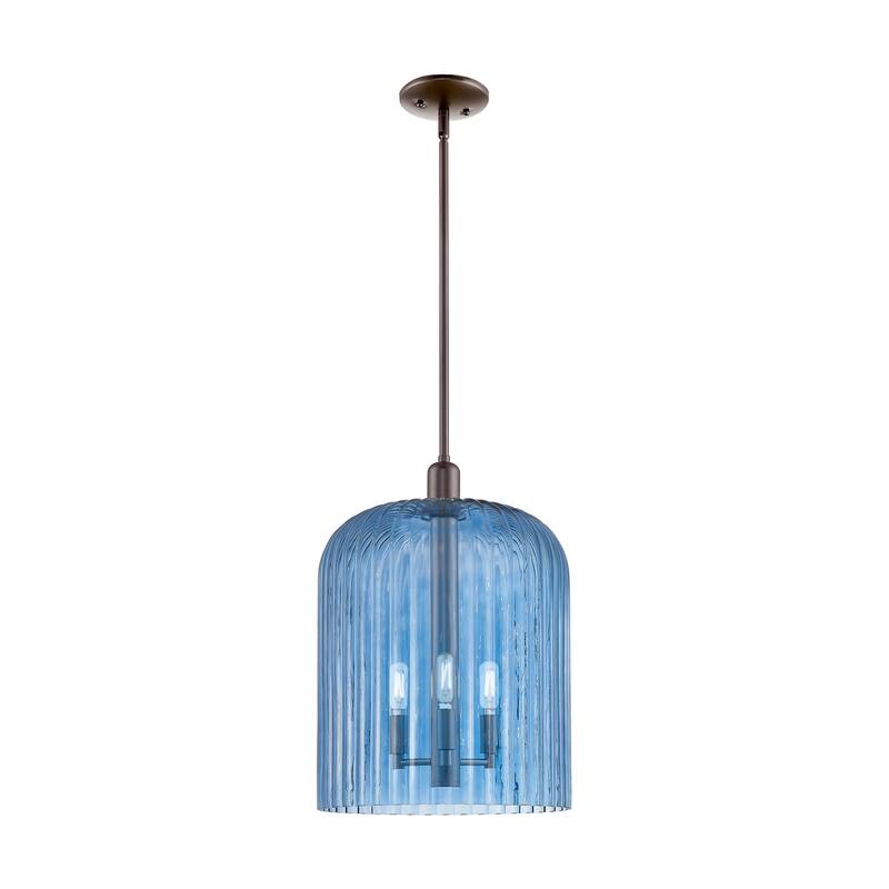 Innovations Lighting Downtown Urban - Bridal Veil - 3 Light 12" Stem Hung Mini Pendant