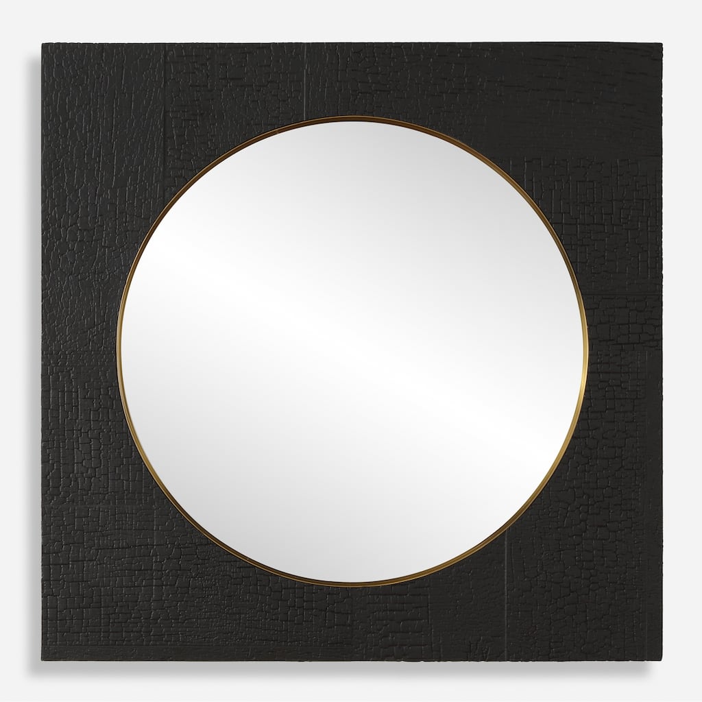 Uttermost Ember Black Square Mirror - 42'' H X 42'' W X 2'' D