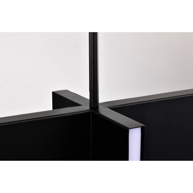 Blaine 38 Inch LED Island Pendant Matte Black Acrylic Lens - Matte Black