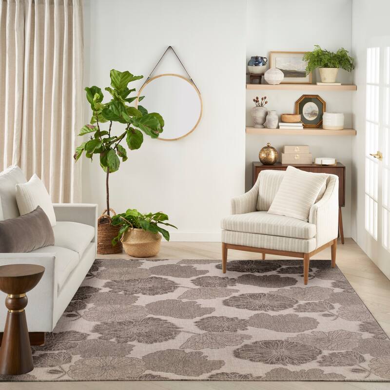 Nourison Garden Oasis Indoor/Outdoor Nature Area Rug