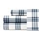 preview thumbnail 17 of 120, Eddie Bauer Printed Cotton Percale Deep Pocket Sheet Set. Full - Basic Plaid Blue