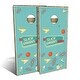 preview thumbnail 9 of 7, 50s Diner Outdoor Cornhole Board Set All-Weather 2x4 - Include Carrying Case