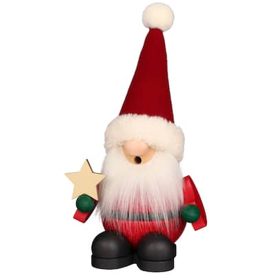 9.75” Christian Ulbricht Red Ball Dwarf Smoker Christmas Figurine