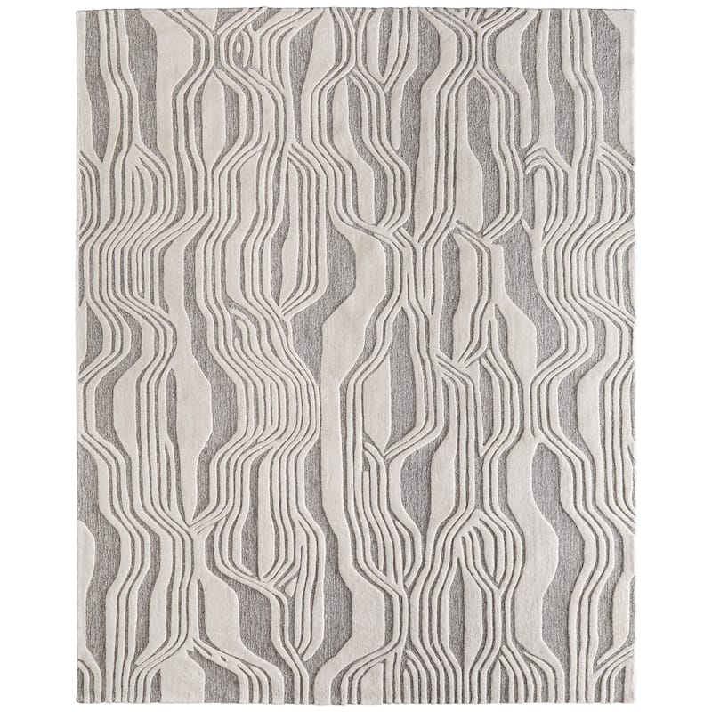 Grand Bazaar Wallace Hand Tufted Abstract Transitional Area Rug
