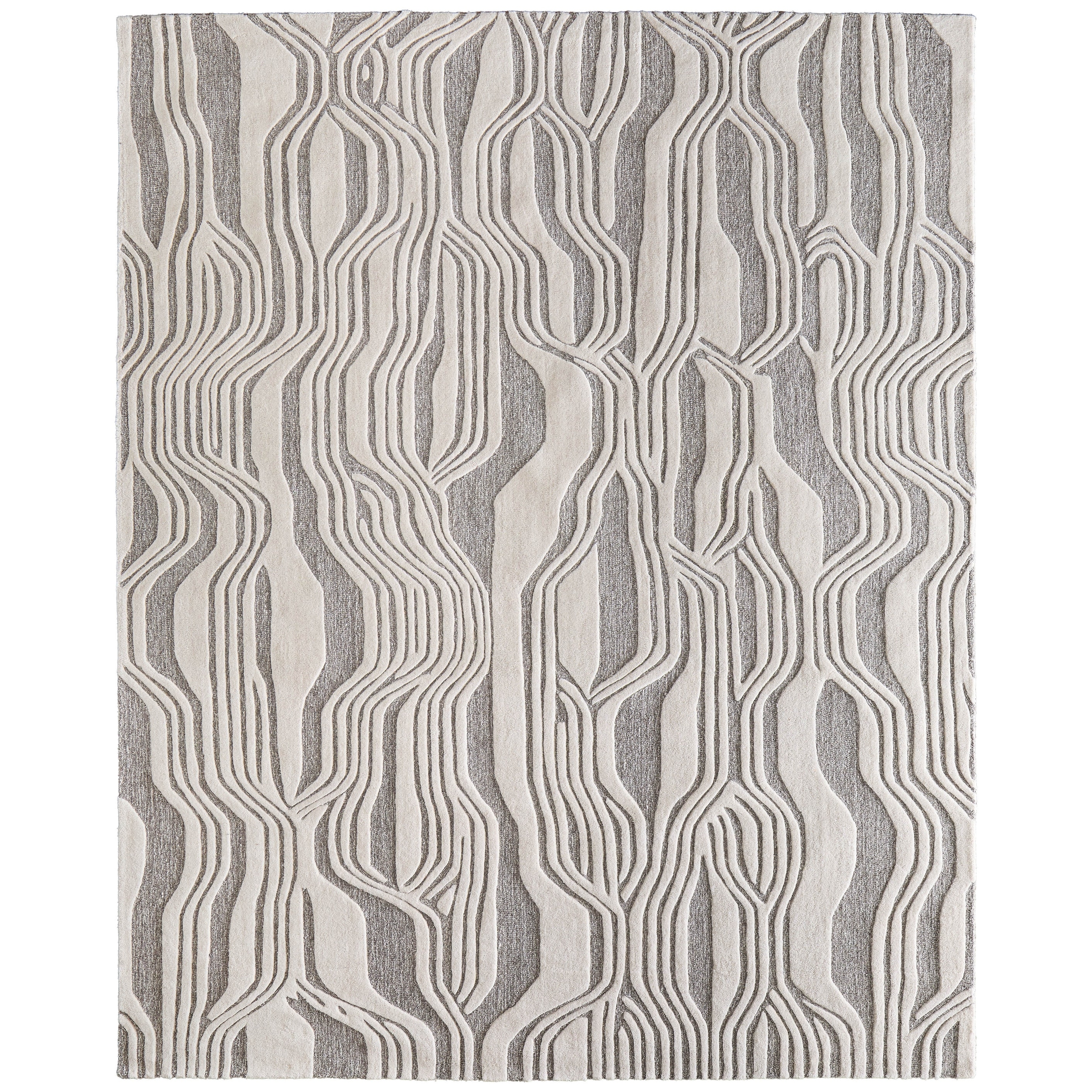 Grand Bazaar Wallace Hand Tufted Abstract Transitional Area Rug