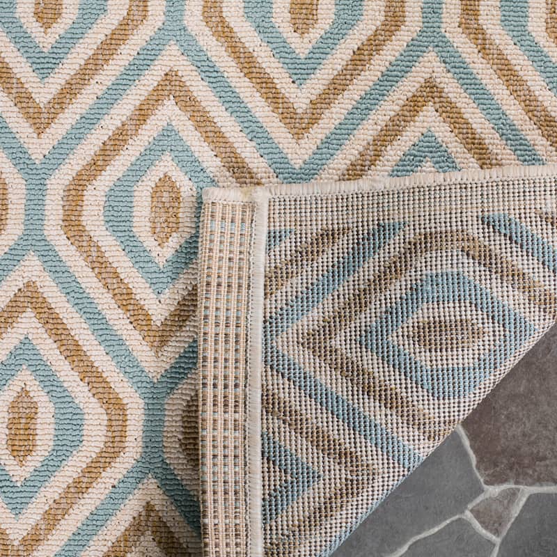 SAFAVIEH Veranda Bergþora Indoor/ Outdoor Waterproof Patio Backyard Rug