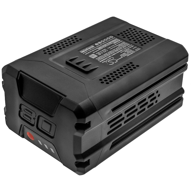 Battery for GreenWorks 2901302 GBA80200 GBA80400 GBA80500 G80B4 Stiga SBT 2580AE - Black