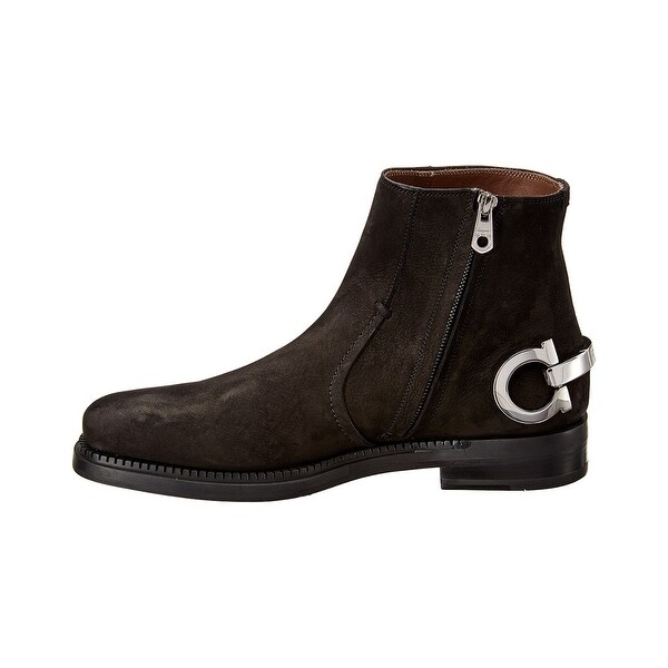 ferragamo suede boots