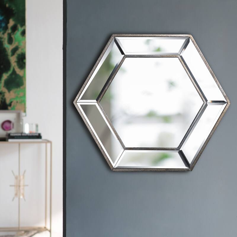 Hexagonal Wall Mirror