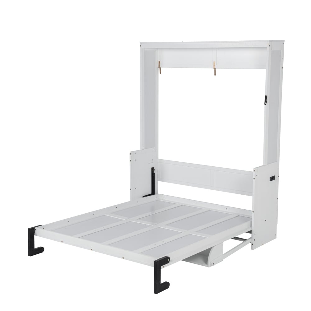 Queen Size Wood Vertical Murphy Bed