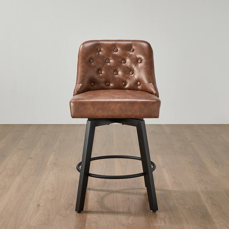 Chris 26 inch Swivel Counter Height Bar Stool Set