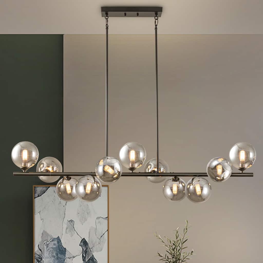 Bubble Chandelier Sputnik Chandelier Linear Chandelier Mid Century Modern Chandelier - 11-Light