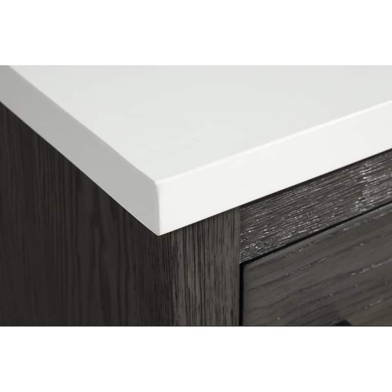 Ari Bath, Betty 42" Bathroom Vanity, Weathered Brown