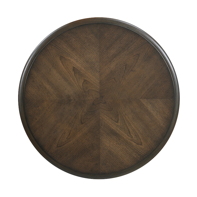 Dionne Round Wood End Table