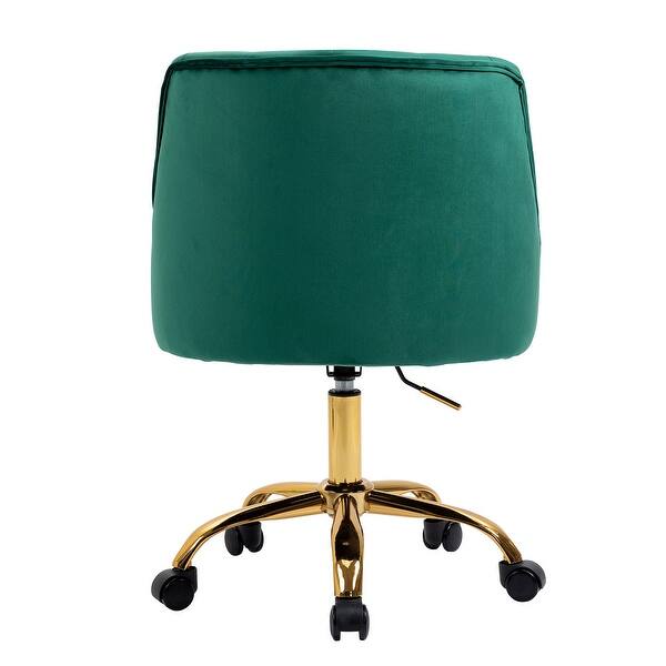 ELEGANT & COMFORTABLE Modern Velvet Office Task Chair Height Adjustable