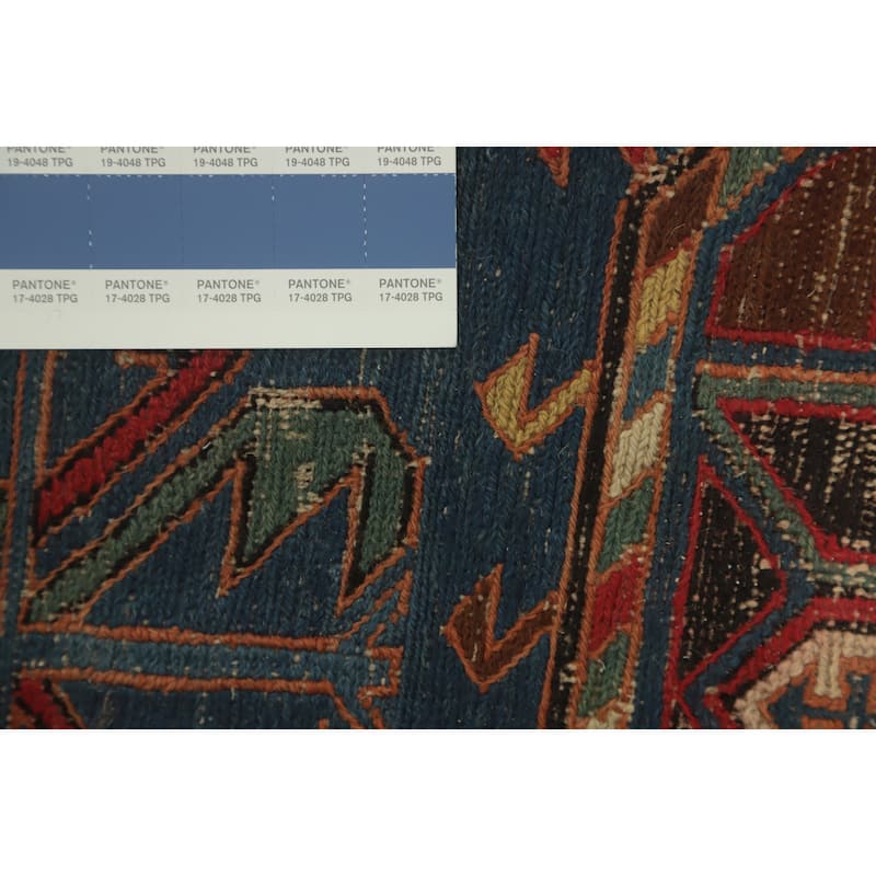 Hand Knotted Oriental 100% Wool Carpet Traditional Tribal Oranges & Rust Sumak Area Rug - 10' 6'' X 6' 8''