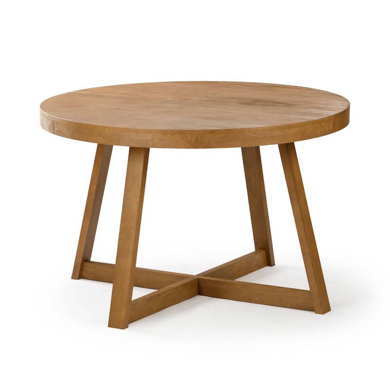 Plank and Beam Classic Solid Wood Round Dining Table - 47"