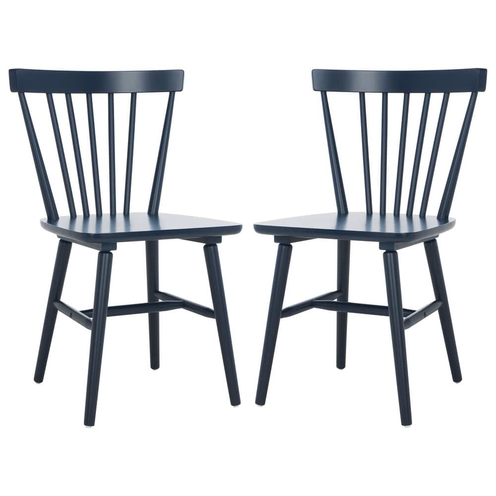 SAFAVIEH Signa Spindle Farmhouse Dining Chair (Set of 2) - 20" W x 20" D x 33" H - 20"W x 20"D x 33"H