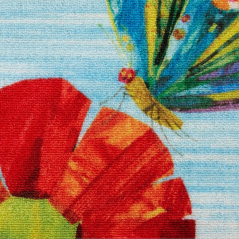 Eric Carle Elementary Sun Scene Machine Washable Kids Area Rug
