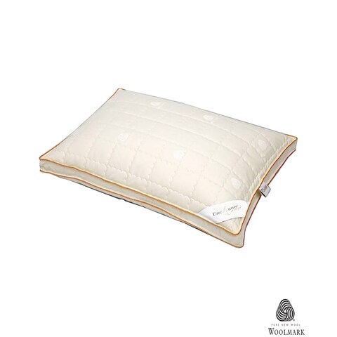 Enchante Home Luxury Wool Pillow - White