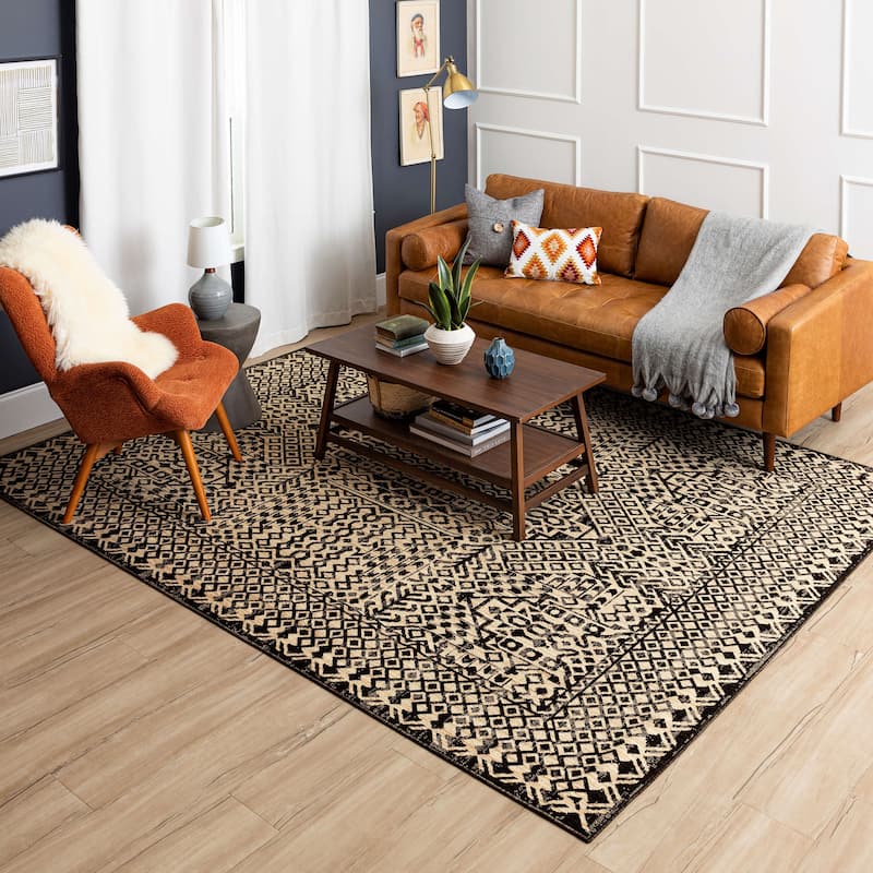 Mohawk Home Tiften Tribal Medallion Area Rug