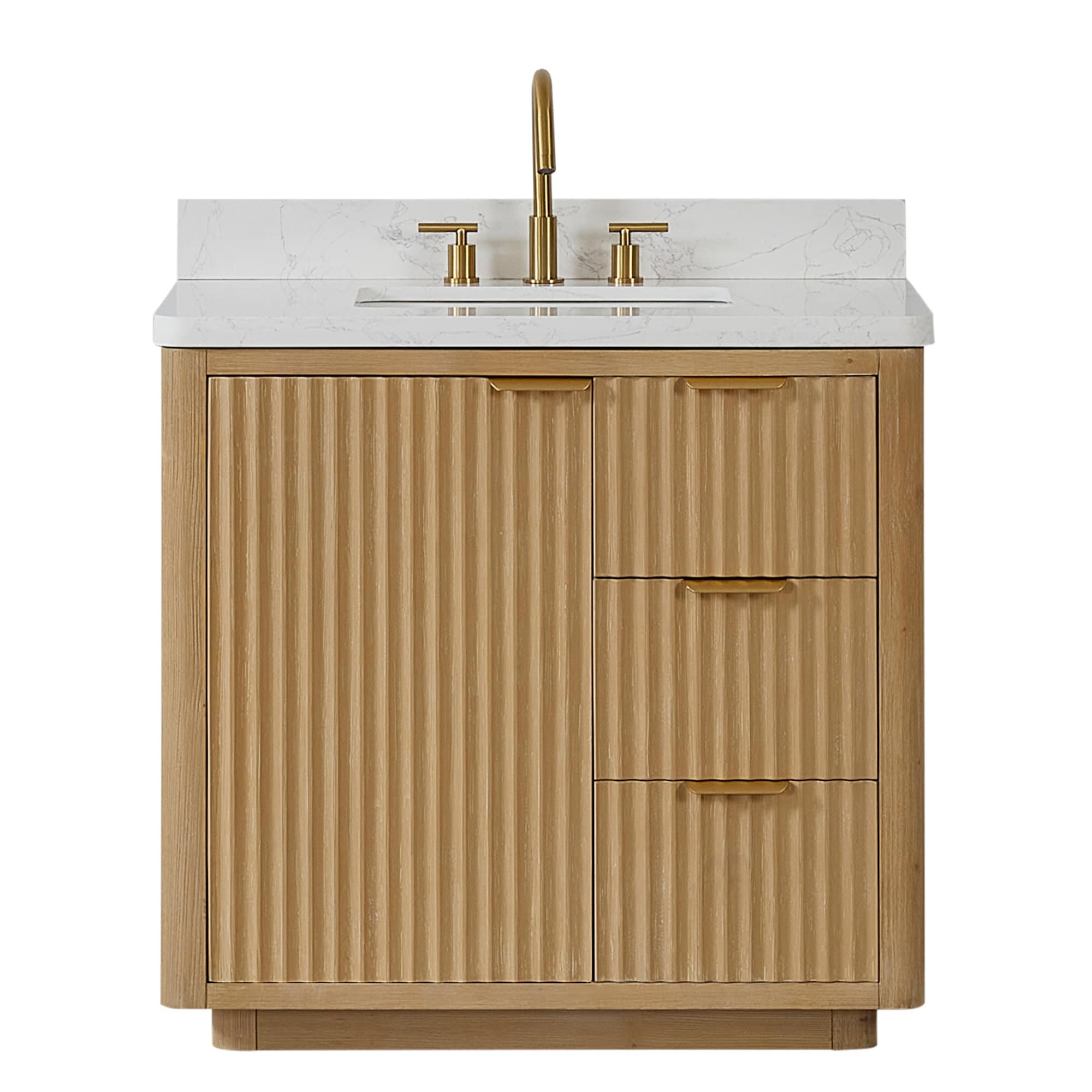Miseno MV-NM-CADI36-LWT Cadiz 36" Free Standing Single Basin Vanity