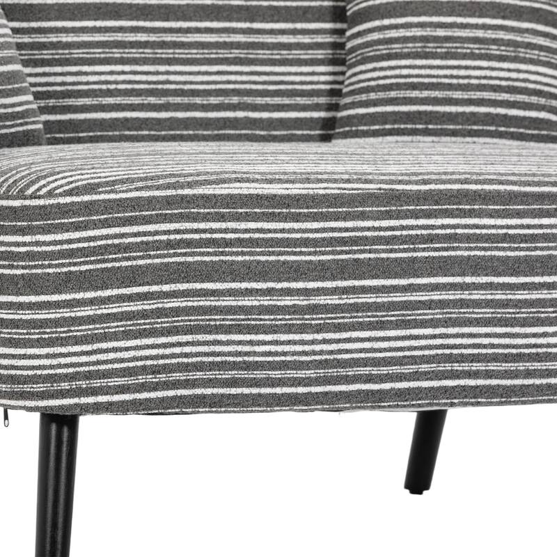 Modern style two-seater sofa with ultra-comfortable armrests, armrest pillows