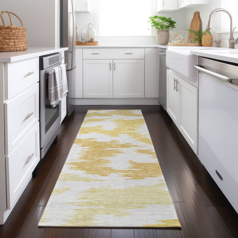 Machine Washable Indoor/ Outdoor Chantille Modern Boho Rug