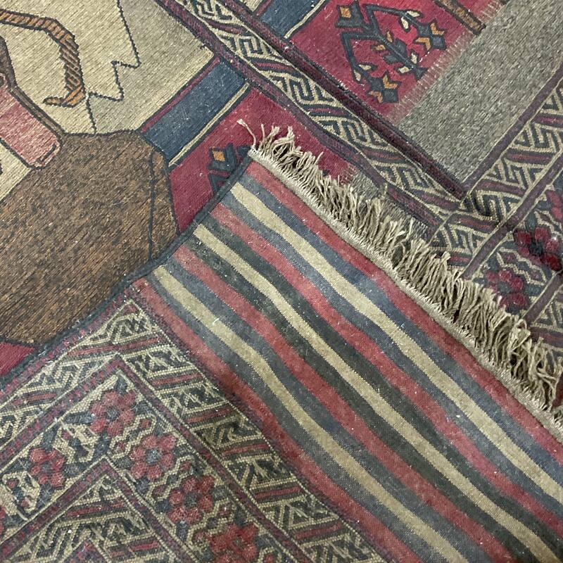 HERAT ORIENTAL Hand-knotted Tribal Kilim Wool Rug - 6'2" x 8'5"