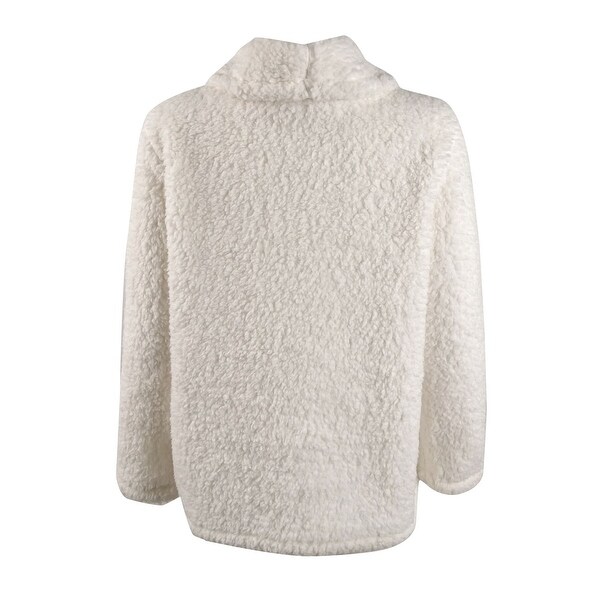 sherpa pullover women's plus size