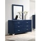 preview thumbnail 12 of 20, Melody Modern Classic 6-drawer Upholstered Bedroom Dresser