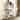 Brown Vintage Industrial 5-Tier Etagere  Bookcase, White/ Gold Modern Display Bookshelf