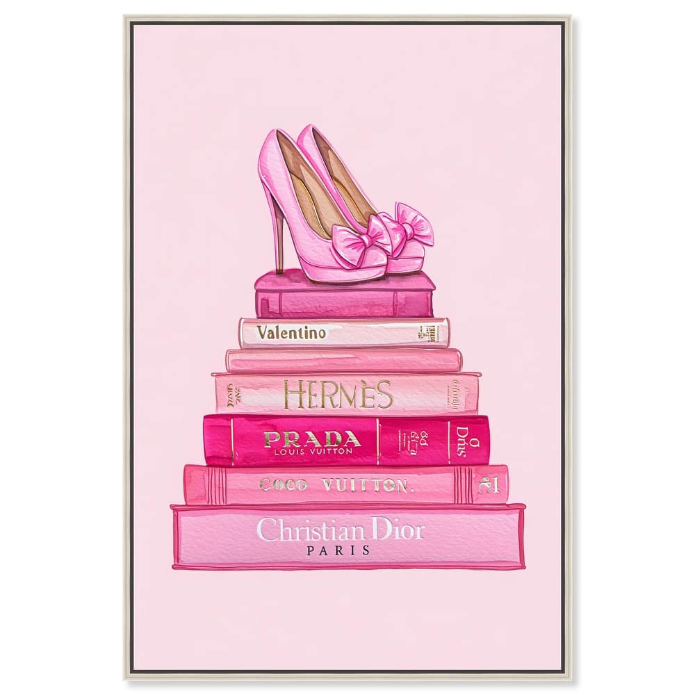 Fashion books in Pink Canvas by Art Remedy