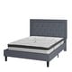 preview thumbnail 27 of 120, Tufted Platform Bed with 10in. Pocket Spring Mattress