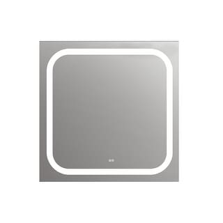 Frameless Wall Mounted LED Bathroom Mirror - Colorless