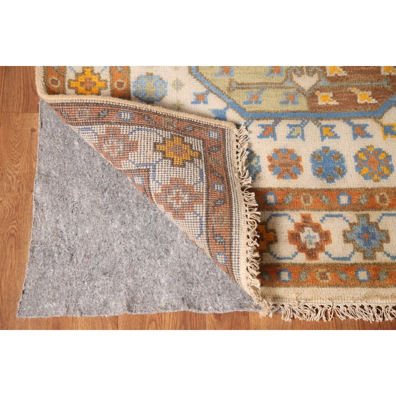 Geometric Khotan Oriental Area Rug Wool Carpet - 8'1" x 10'2"