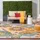 preview thumbnail 57 of 71, Nourison Aloha Scandinavian Floral Indoor/Outdoor Area Rug 12' x 15' - Multicolor