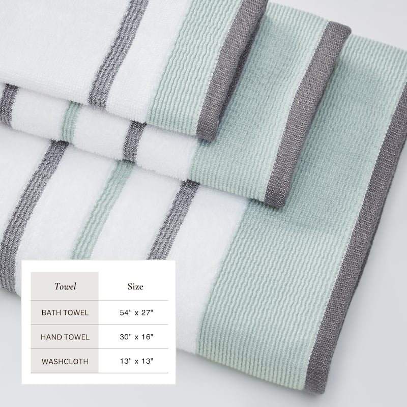 Linery & Co. Luxury Cotton Decorative Towel Set.
