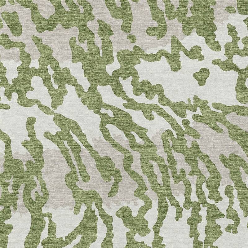 HomeRoots Animal Print Transitional Rectangle Outdoor Rug
