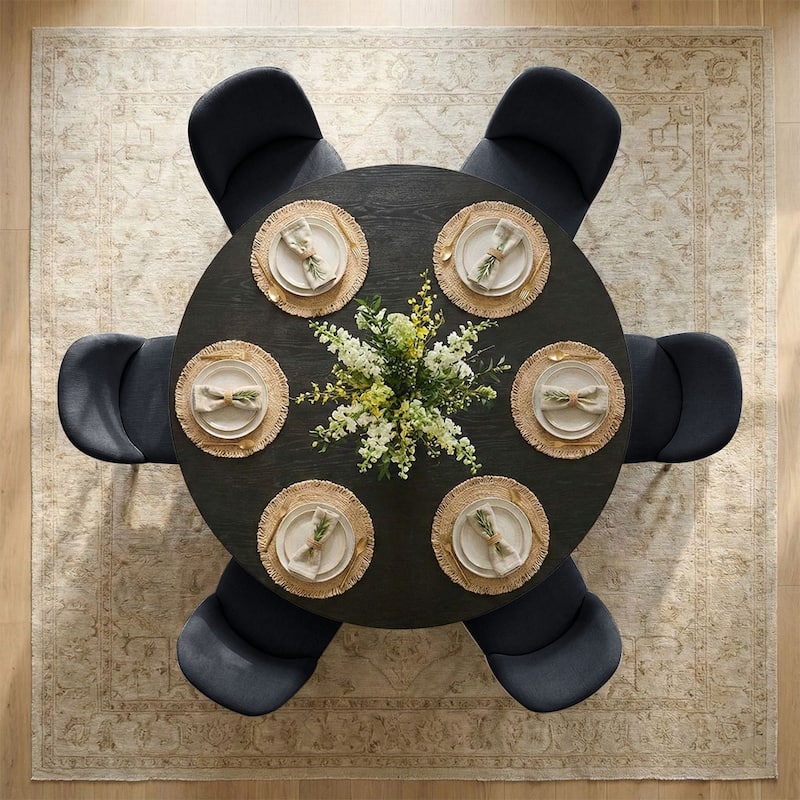 Modern Parsons Dining Chairs with Solid Wood Legs