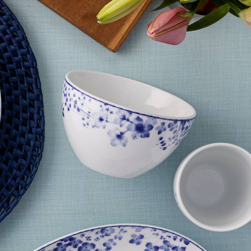 Noritake Bloomington Road Set Of 4 Cereal Bowls, 6", 29-1/2 Oz.
