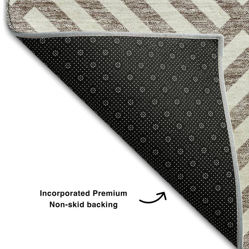 Premium Washable Super Soft Modern Geo Mayfield Rug