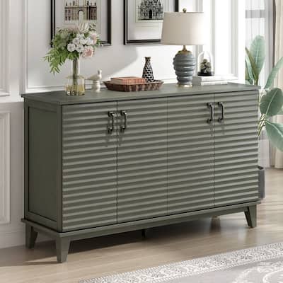 Multifunctional Buffet Sideboard Cabinet with Adjustable Shelves