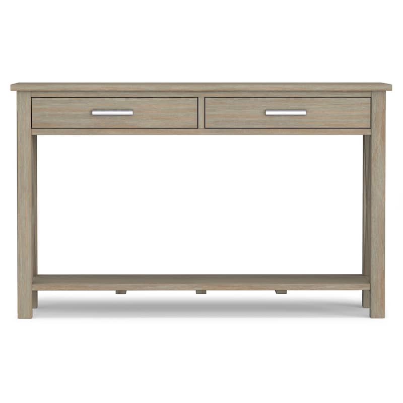 WYNDENHALL Waterloo SOLID WOOD 47 inch Wide Contemporary Console Sofa Table - 47.4 Inches wide
